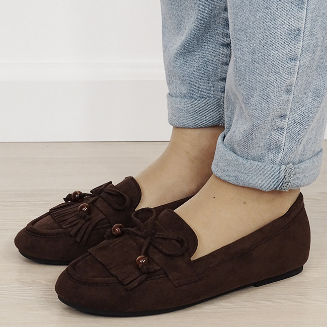 Mocasini maro de tip loafers DXJ1530 02 [2]