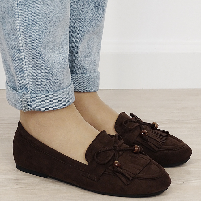 Mocasini maro de tip loafers DXJ1530 02 [6]