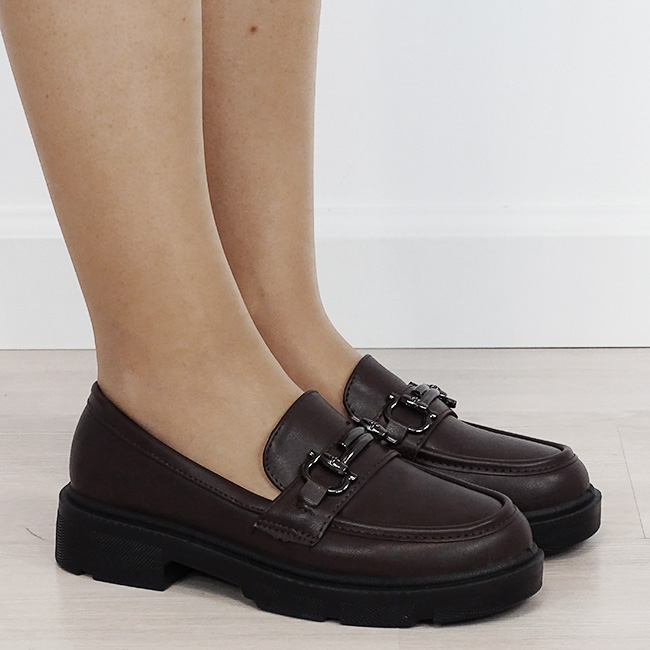 Mocasini maro de tip loafers DYH9893 01 [6]