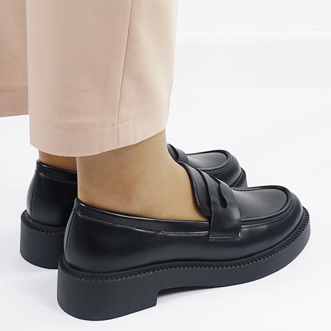 Mocasini negri de tip loafers 1817 03 [7]