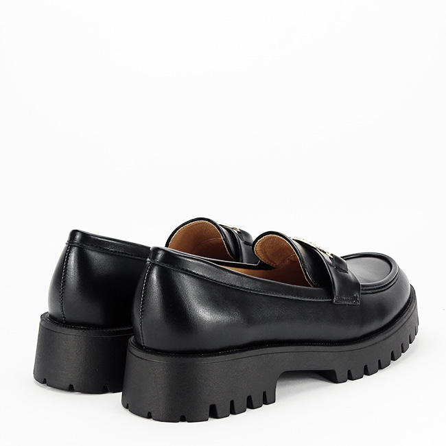 Mocasini negrii de tip loafers FN653 M2 [5]