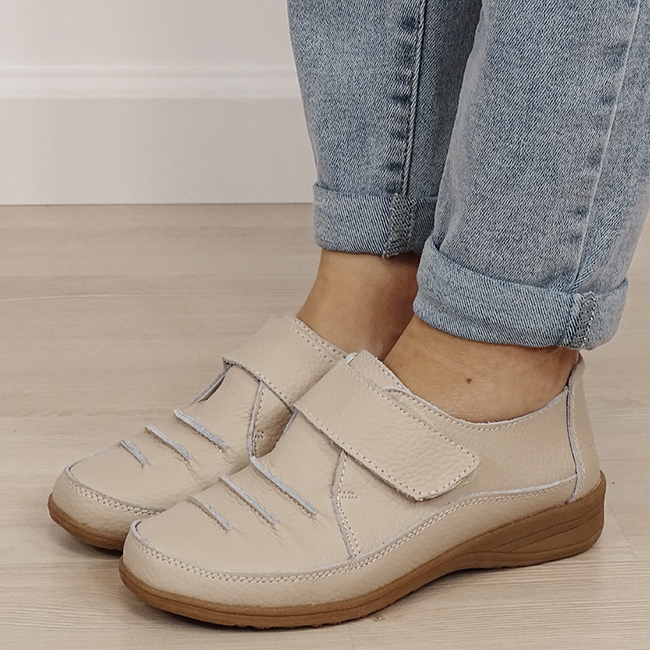 Mocasini roz din piele naturala 5085. M3 [2]