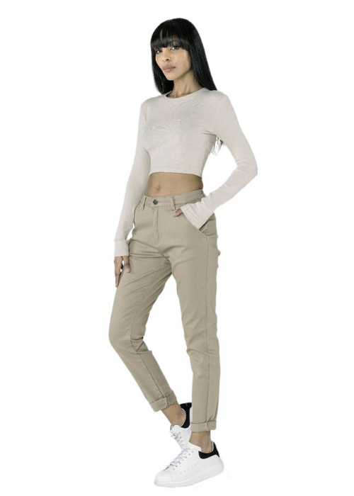 Pantaloni Taupe Chino Nina Carter J250 M10 [3]