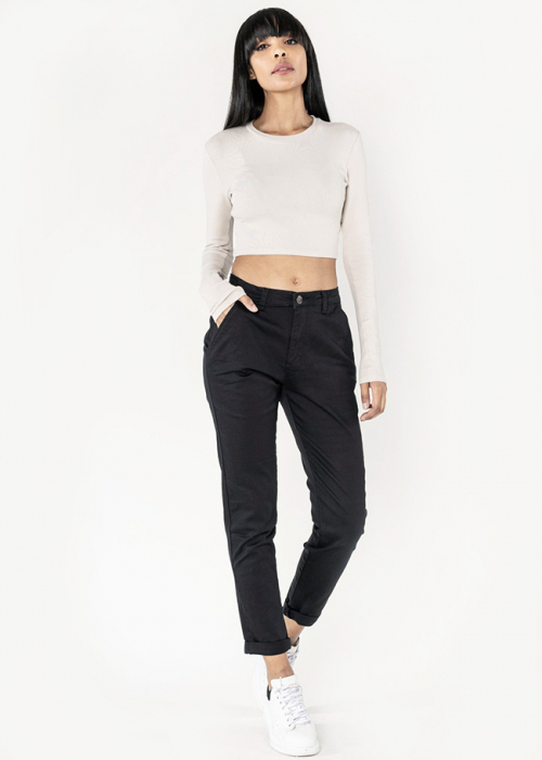 Pantaloni negri Chino Nina Carter J250 M10 [3]
