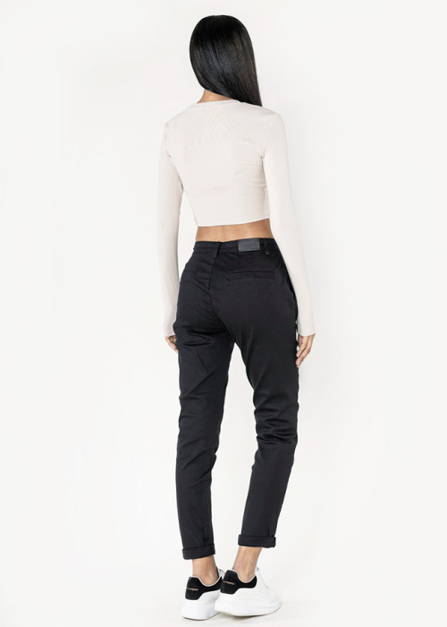 Pantaloni negri Chino Nina Carter J250 M10 [5]