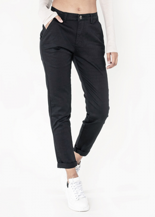 Pantaloni negri Chino Nina Carter J250 M10 [2]