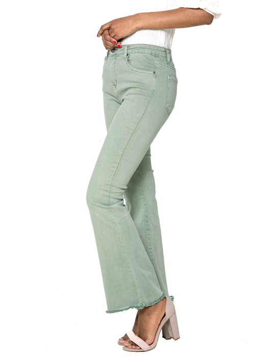 Pantaloni verzi Evazati Nina Carter J230-22 M7 [4]