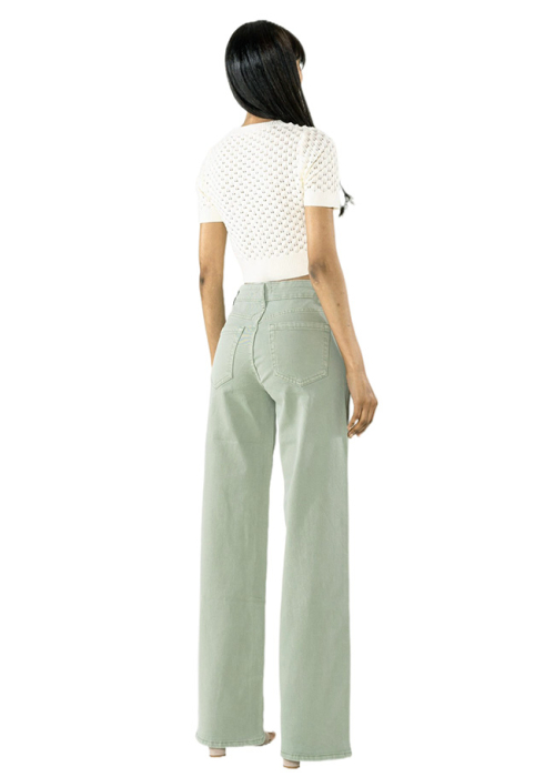 Pantaloni verzi Evazati Nina Carter J251-22 M9 [4]