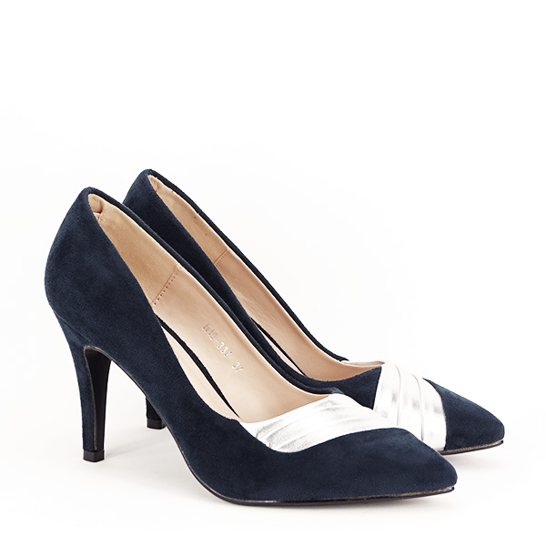 Pantofi albastru inchis office/elegant 04