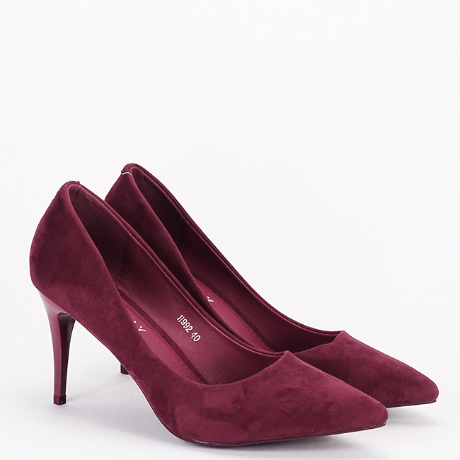 Pantofi bordo eleganti H992 03 [6]