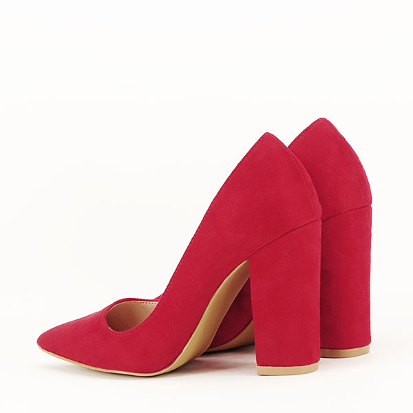 Pantofi cu toc rosii Leila [6]