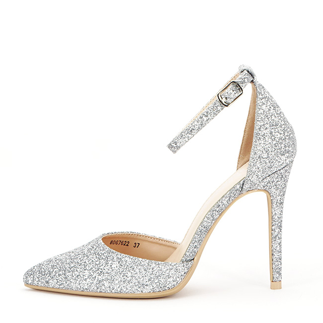Pantofi eleganti argintii BDG7622 01
