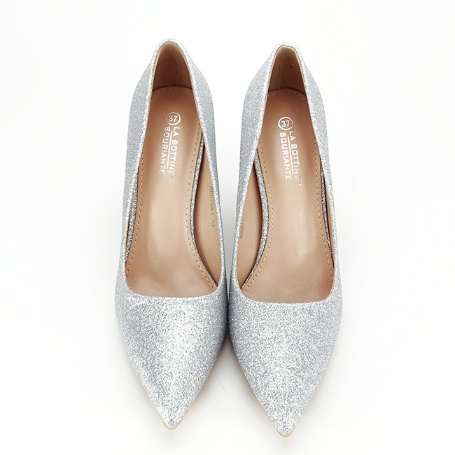 Pantofi eleganti argintii BHH7651 01 [3]