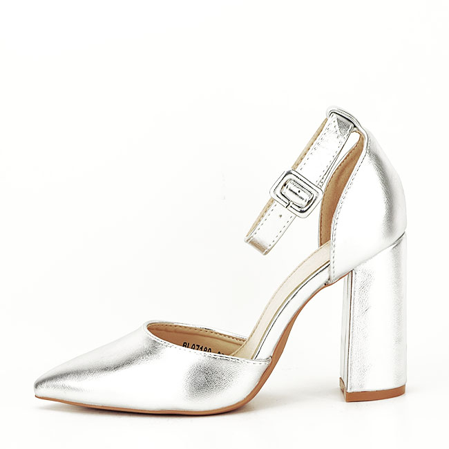 Pantofi eleganti argintii BLQ7180 01 [4]