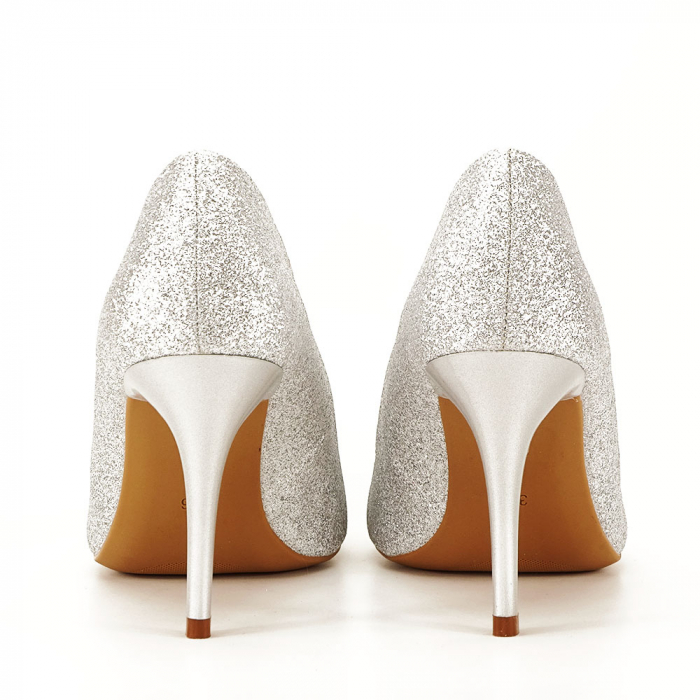Pantofi eleganti argintii Claudia [5]