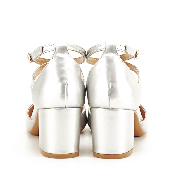 Pantofi eleganti argintii Lola [6]