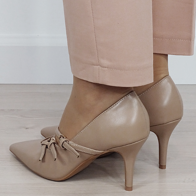 Pantofi eleganti kaki deschis 5509 01 [3]