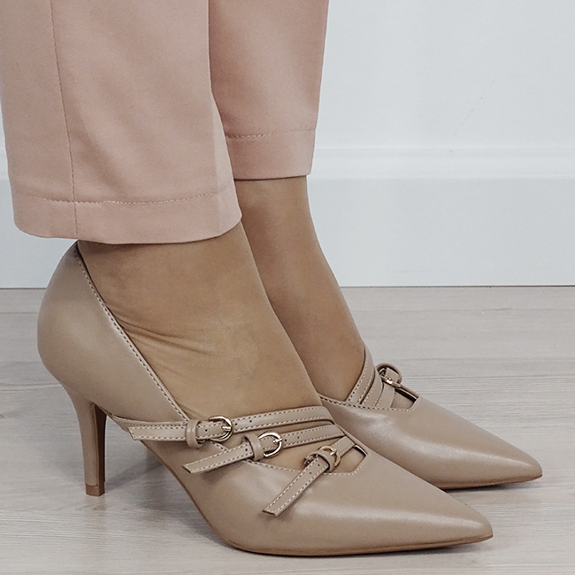 Pantofi eleganti kaki deschis 5509 01 [6]