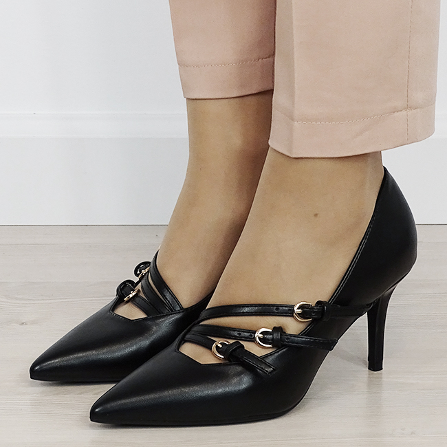 Pantofi eleganti negri deschis 5509 01 [2]