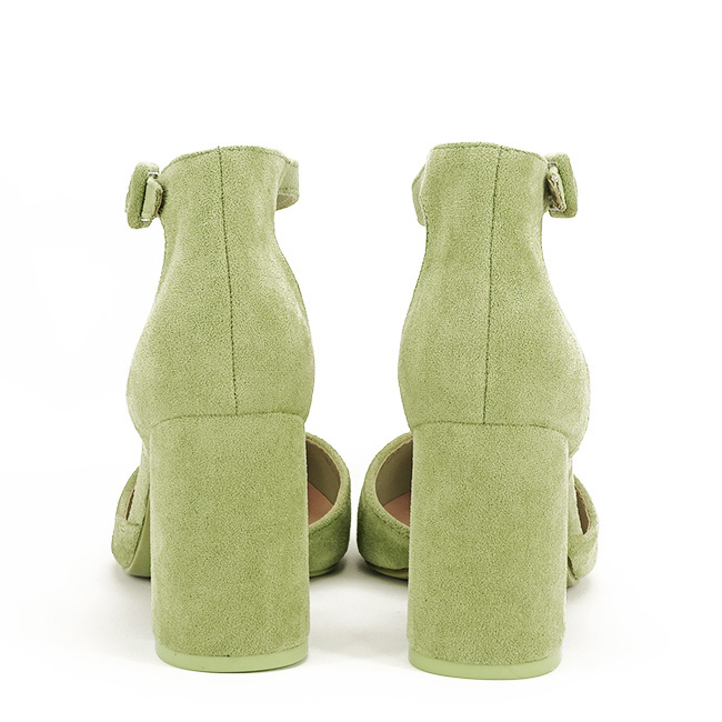 Pantofi eleganti verde fistic Olivia 02 [5]