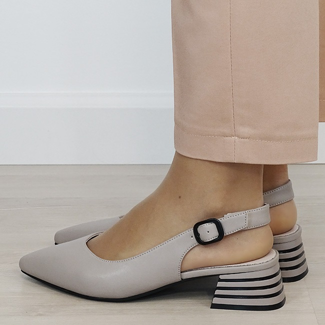 Pantofi gri comozi din piele naturala BY6888-6 02 [3]