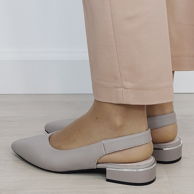 Pantofi gri decupati din piele naturala BY6943-3 03 [3]