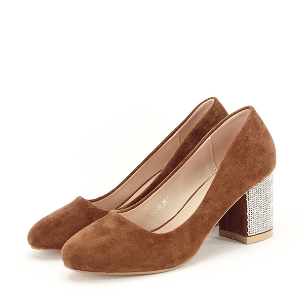 Pantofi maro inchis eleganti Brenda [2]