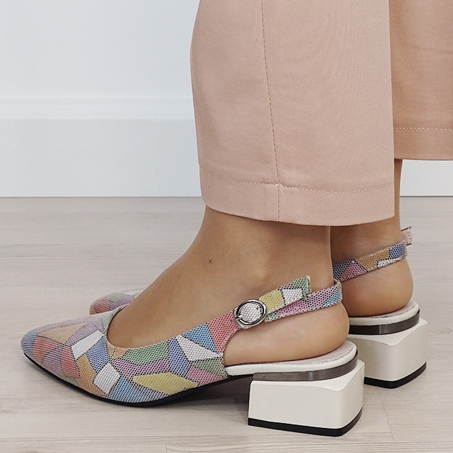 Pantofi multicolor comozi din piele naturala BY6889-4 02 [3]