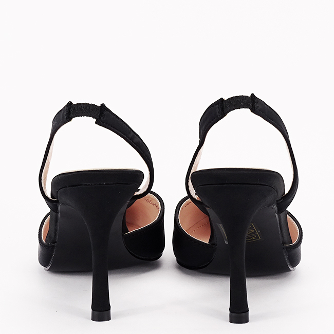Pantofi negri eleganti cu brosa YES-92991-1 04 [6]