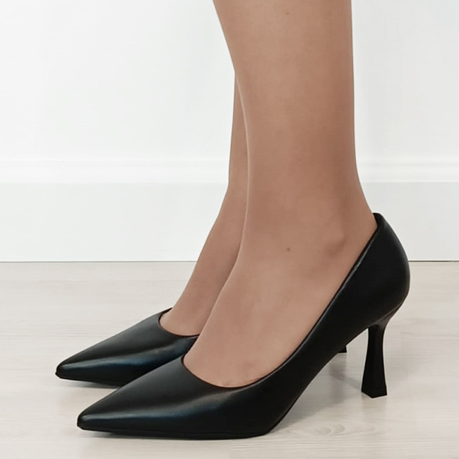 Pantofi negri eleganti D-1290 02 [2]