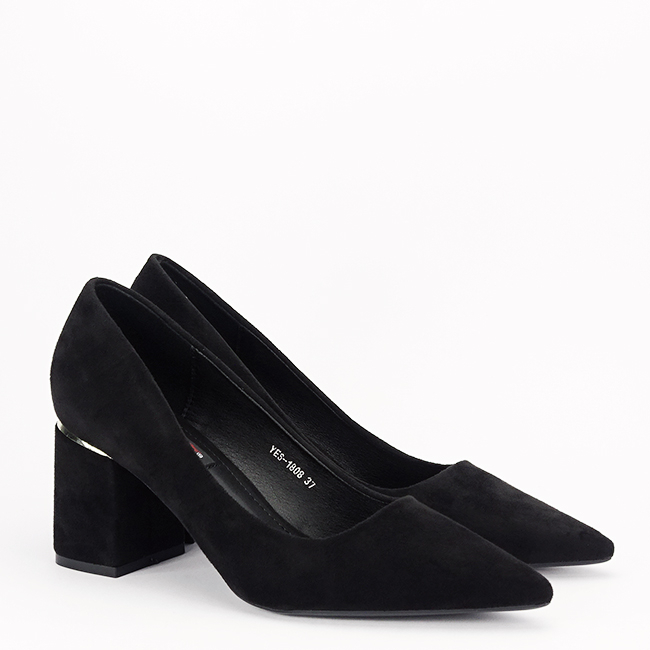 Pantofi negri eleganti YES-1808 02 [3]