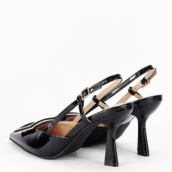 Pantofi negri lacuiti eleganti BSD41-1 04 [3]