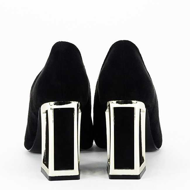 Pantofi negrii cu toc comod 3870 02 [4]