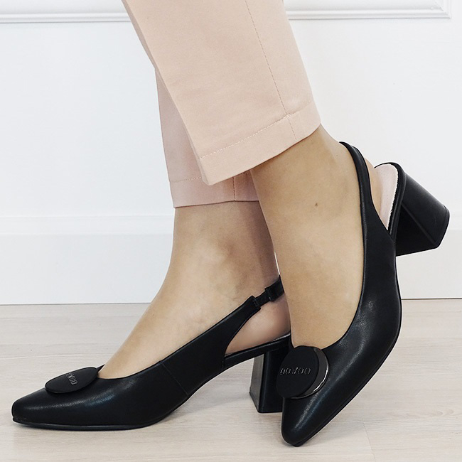 Pantofi negru eleganti din piele naturala BY6887-1 03 [2]