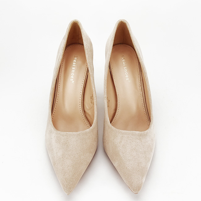 Pantofi nude cu toc comod 3870 02 [7]