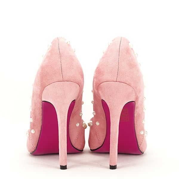 Pantofi roz decupati Carina [5]