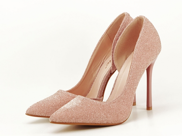 PANTOFI ROZ DECUPATI LATERAL DREAM