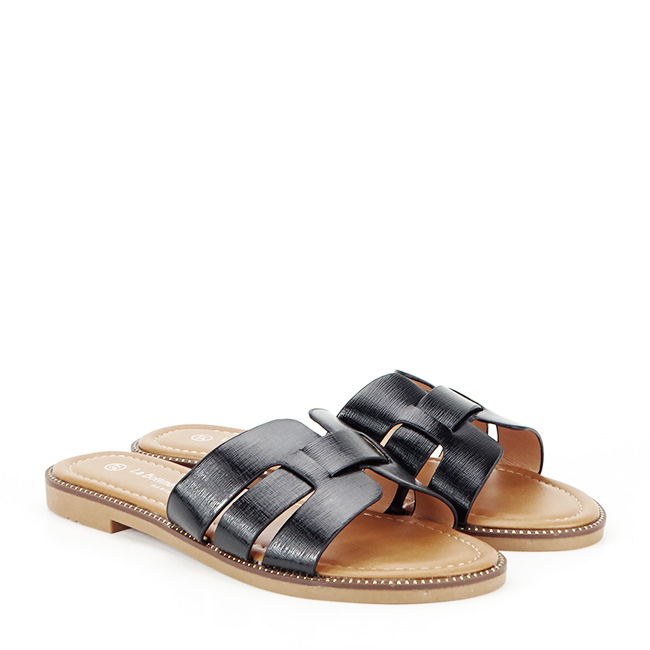 Papuci negri casual BSL8870 132 [8]