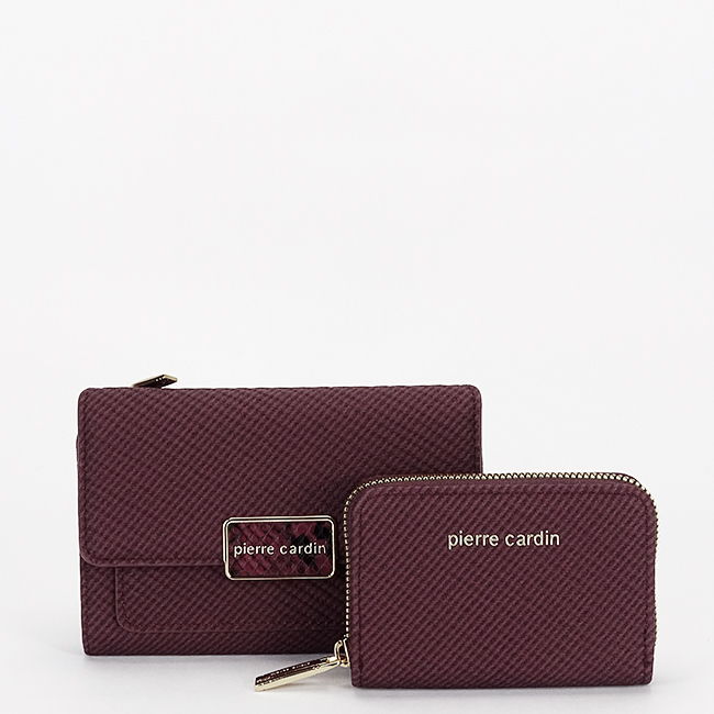 Pierre Cardin, Set de 2 piese portofel si portcart 6250+428BORDO M0 [2]