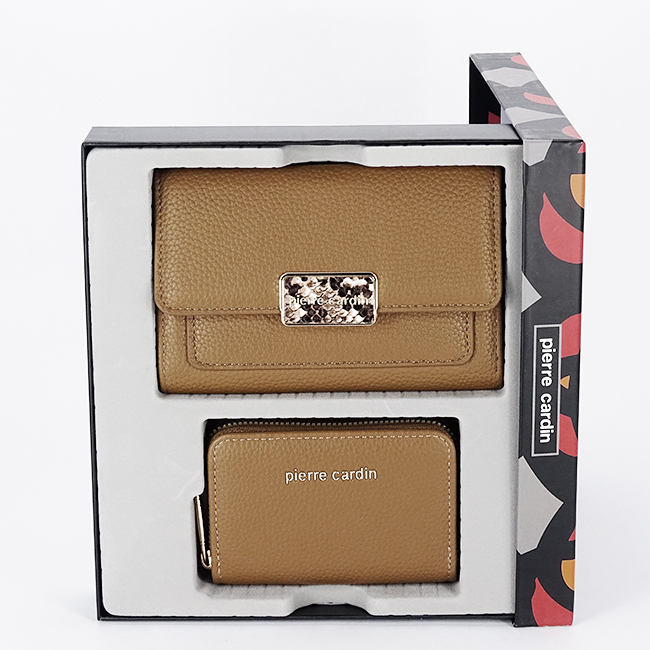Pierre Cardin, Set de 2 piese portofel si portcart 6250+428MARRONE M0 [7]