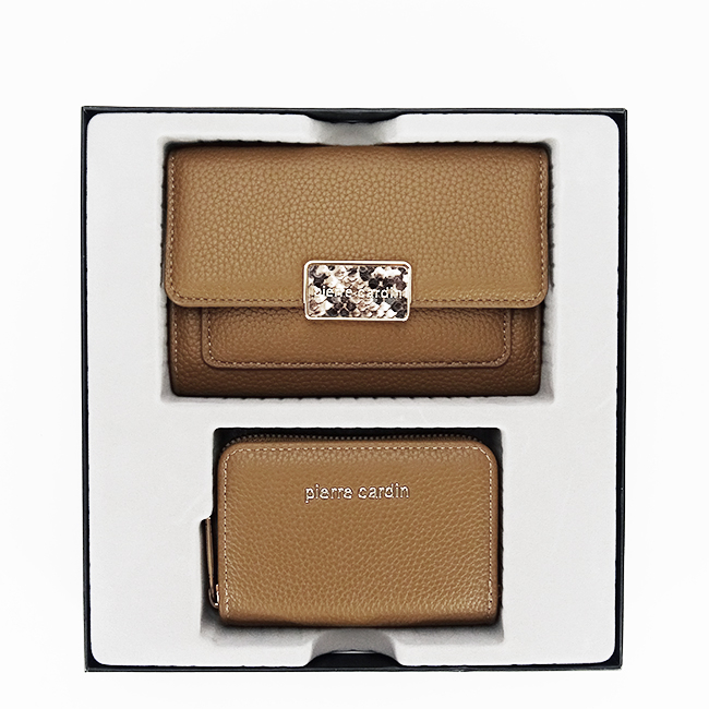 Pierre Cardin, Set de 2 piese portofel si portcart 6250+428MARRONE M0 [8]