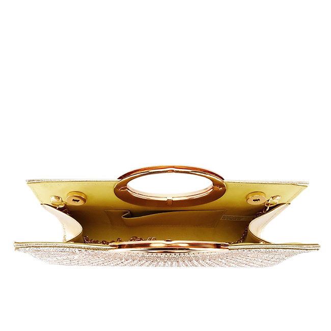 Plic elegant auriu cu cristale BYH960A 05 [7]