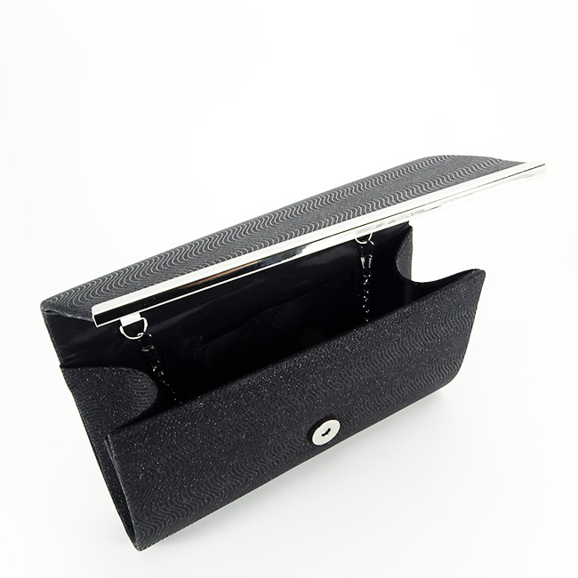 Plic negru cu sclipici BXQ246 07 [8]