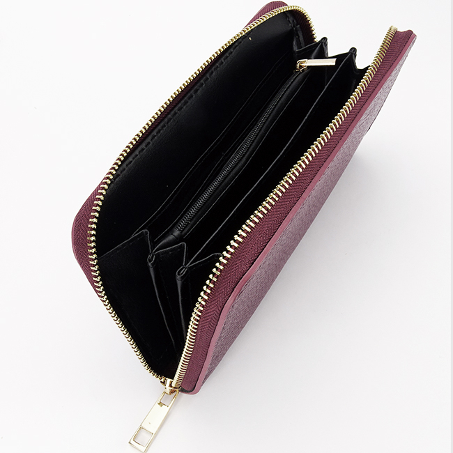 Portofel burgundy din piele naturala 8954 07 [6]