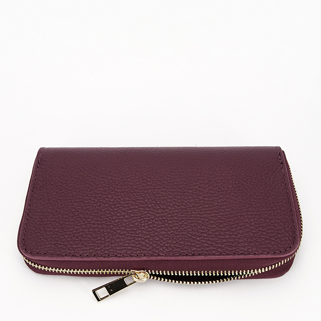 Portofel burgundy din piele naturala 8954 07 [4]