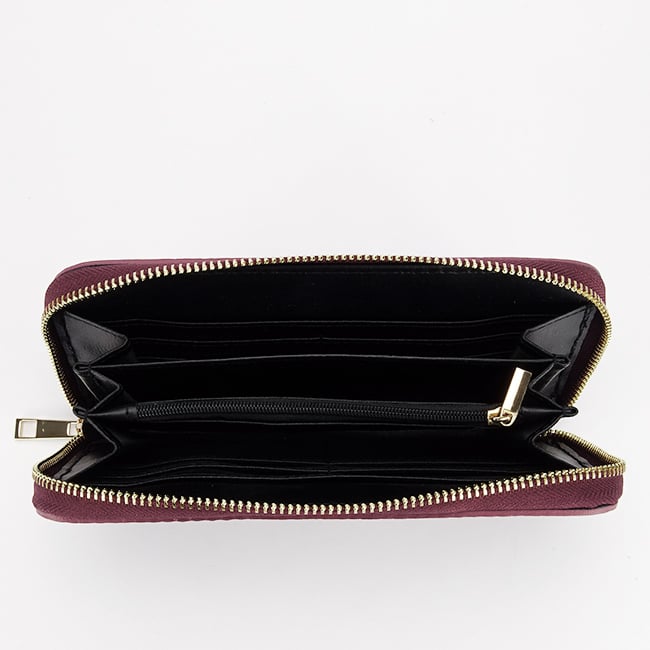 Portofel burgundy din piele naturala 8954 07 [5]