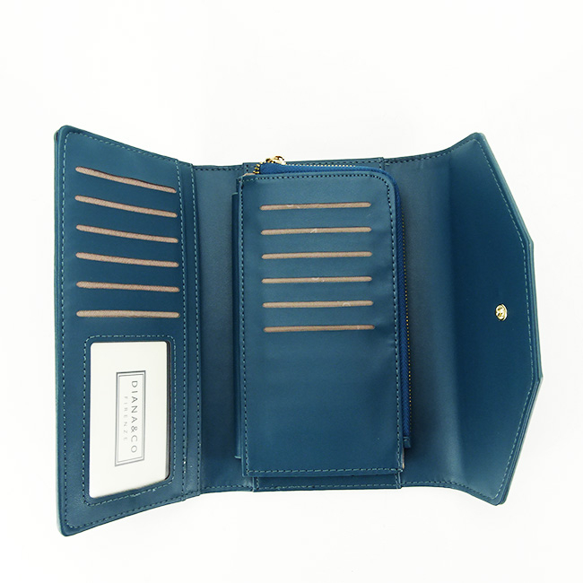 Portofel de dama, Diana&CO, DFX3496-13 05 Albastru teal [5]