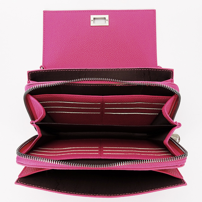Portofel fucsia tip geanta Flora&CO F5003 14 [7]