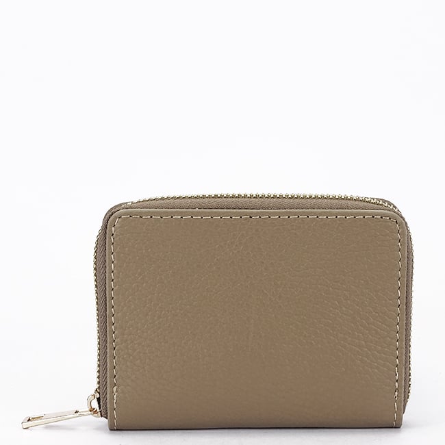 Portofel mic bej taupe din piele naturala 8912 07