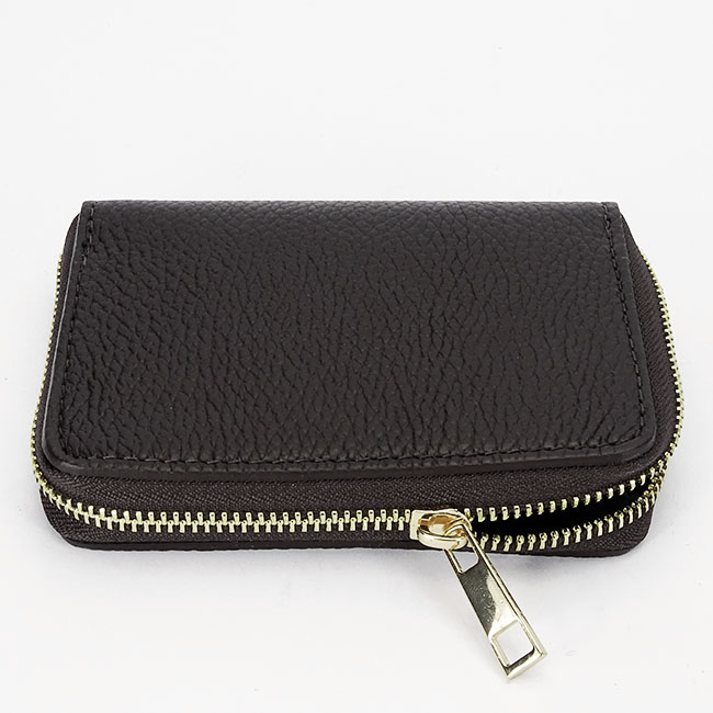 Portofel mic cafeniu din piele naturala 8912 07 [3]